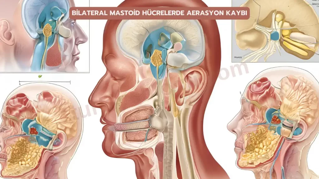 bilateral mastoid hucrelerde aerasyon kaybi
